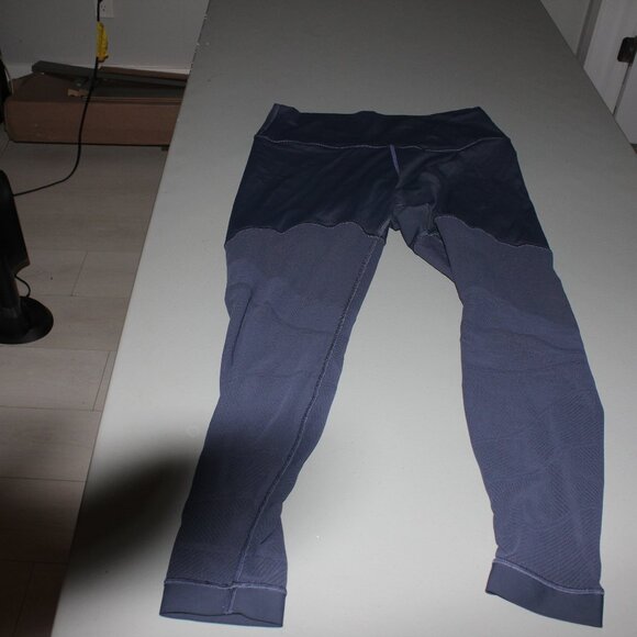 Stone Blue  Lululemon Sheer High Rise Tight Size 12 - Picture 4 of 8
